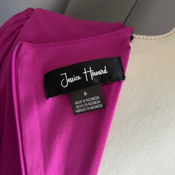 Jessica Howard Tiered Fit & Flare Dress Size 6 - Picture 2 of 8